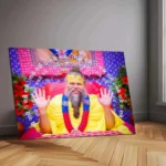 Premanand Ji Maharaj Metal Poster – Divine Wisdom & Devotion 2